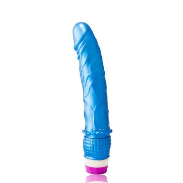 Waves Of Pleasure - Dildovibrator 23 cm - Blå