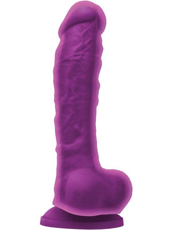 NSNovelties: Colours Dual Density Dildo, 24 cm, lila