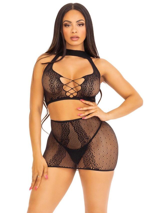 Leg Avenue Halter Set