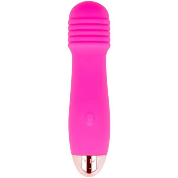 Three - Uppladdningsbar Vibrator med 7 Hastigheter - Rosa