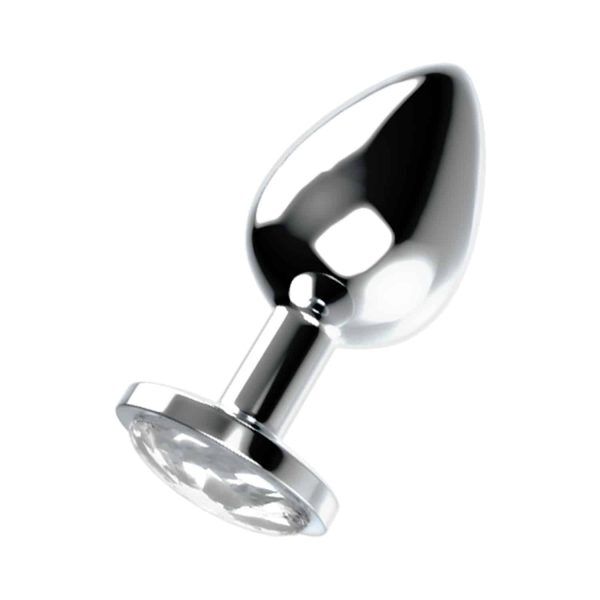 Öhmama! Analplugg Buttplug med Klar Kristalldiamant - Large