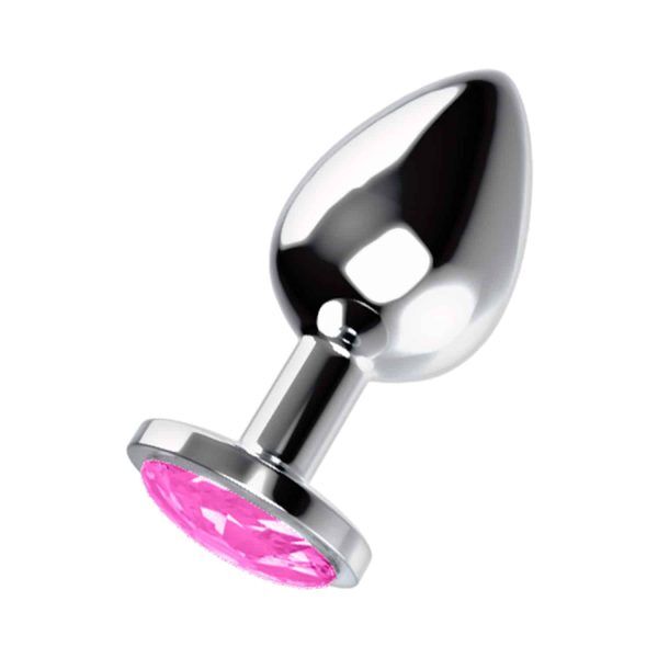 Öhmama! Analplugg Buttplug med Rosa Kristalldiamant - Large