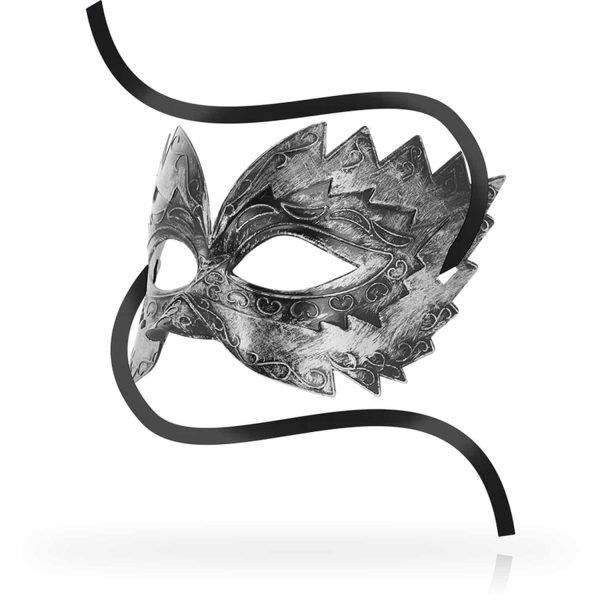 Antizaz Mask - Ögonmask i Venetiansk stil - Silver