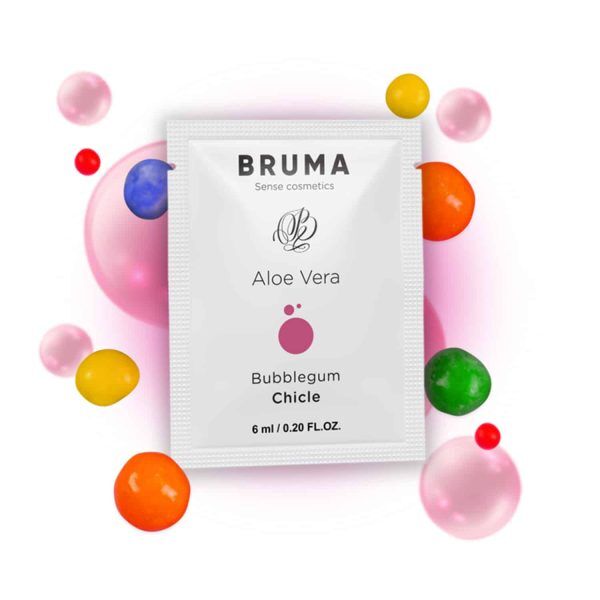 Bruma Glidmedel - Aloe Vera för känslig hud 6 ml Reseförpackning - Bubblegum