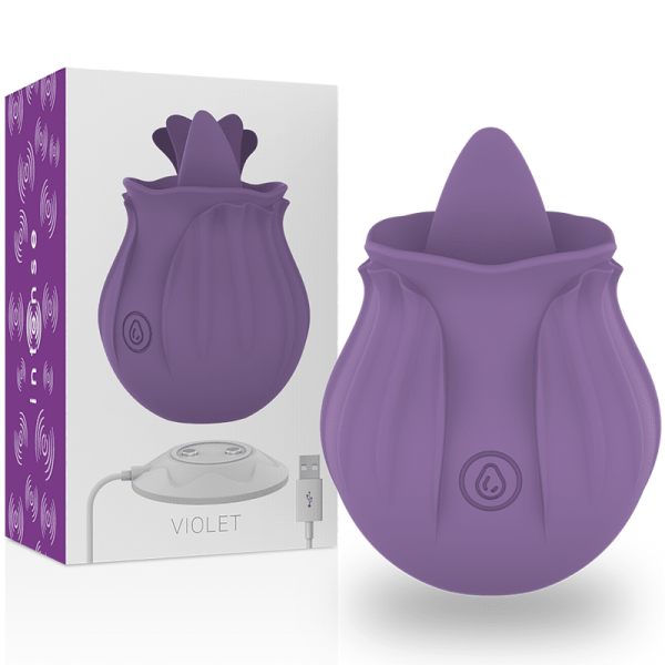 Intense Violet Klitoris Tungvibrator