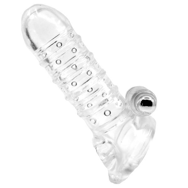 Ribbed Vibro Penis Sleeve