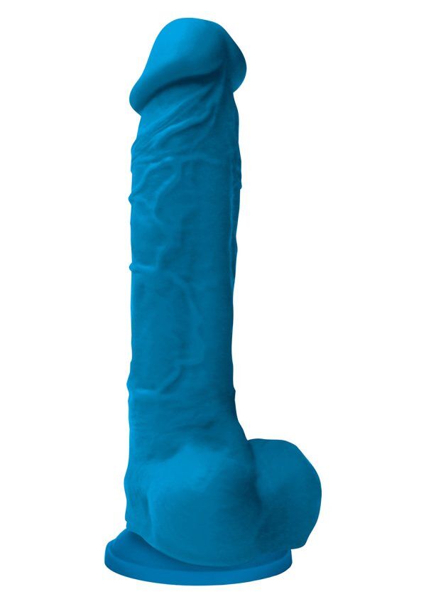 COLOURS PLEASURE DILDO 8INCH BLUE