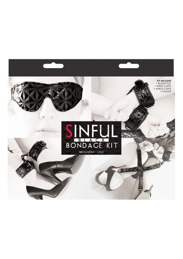 SINFUL BONDAGE KIT BLACK