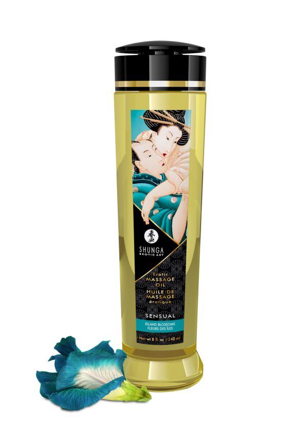 Shunga Massage Oil Sensual Island Blossoms 240ml