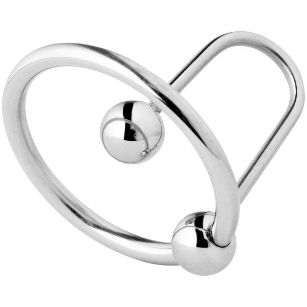 Spermstoppare Med Ollonring - Silver - L