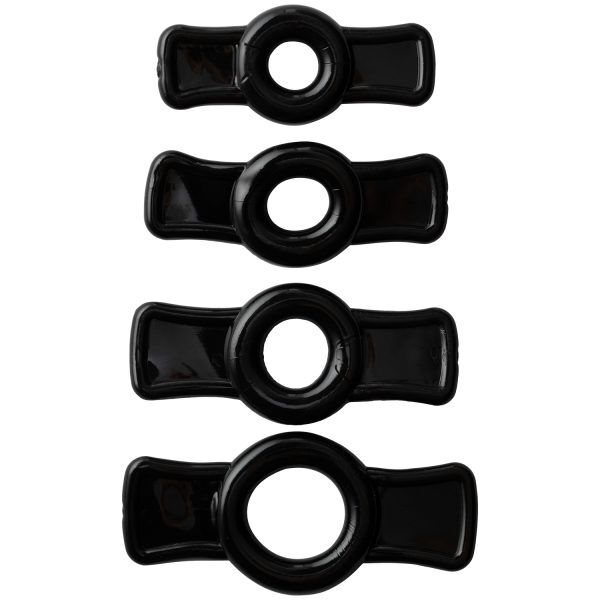 Titanmen Penis Ring Set - Svart