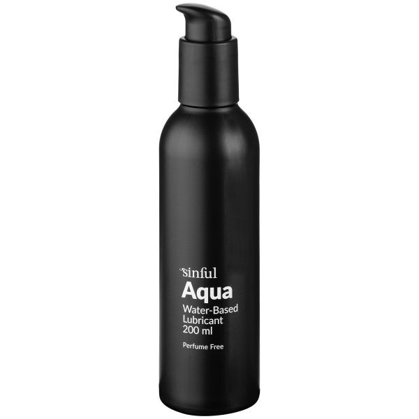 Sinful Aqua Vattenbaserat Glidmedel 200 ml - Klar