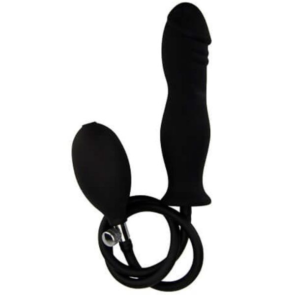 Loving Joy Uppblåsbar Dildo 15 cm - Svart