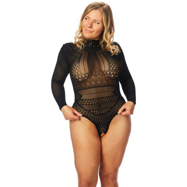 Nortie Gry Grenlös Body Plus Size - Svart - Plus size