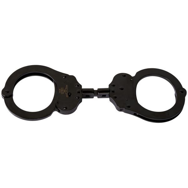 Mister B Cuff Double Lock with Hoop Black - Svart