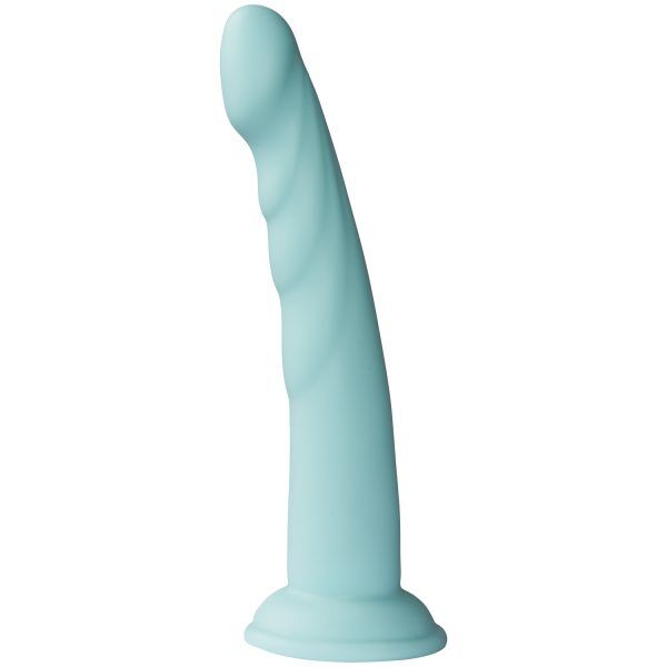 Dillio Platinum Slim Seven Teal Dildo med Sugkopp 21 cm - Grön