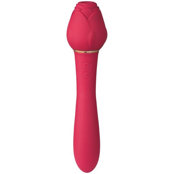 Tracy's Dog Rose Wand och Lufttryckvibrator - Rosa