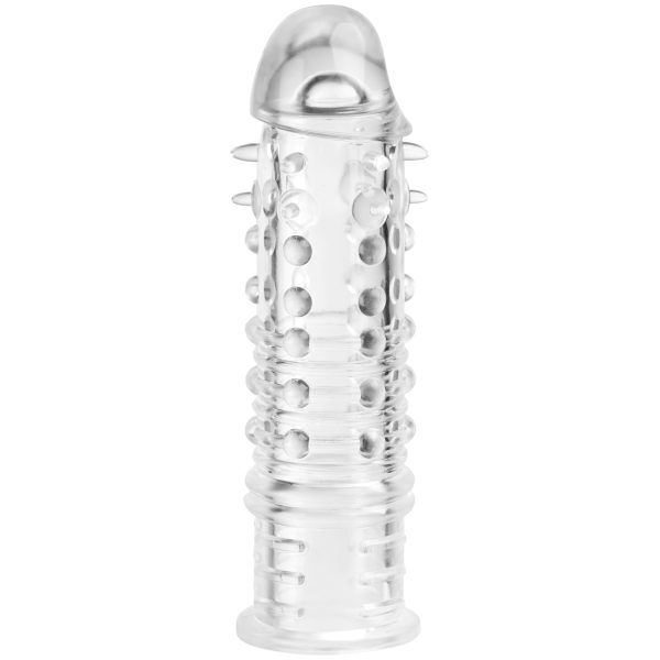 baseks Clear Stimulerande Penis Extender Sleeve - Klar