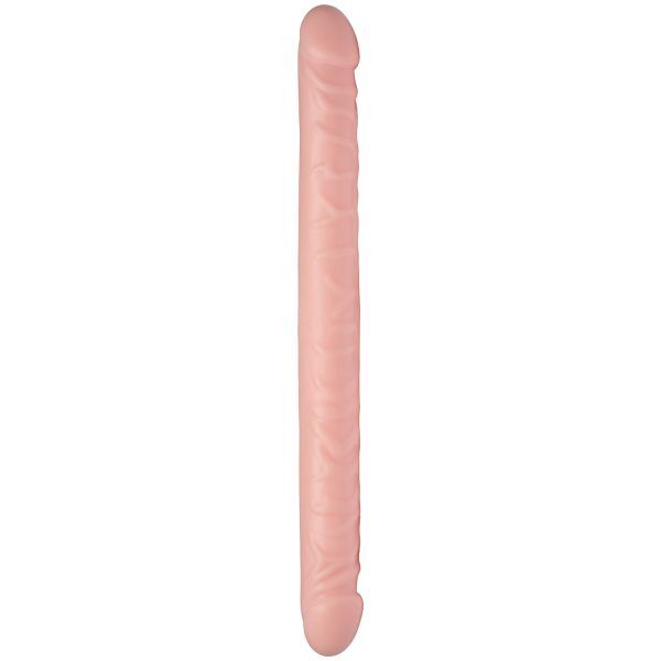 Willie City Realistisk 2-Way Dubbeldildo 43 cm - Nude