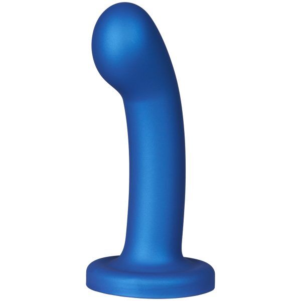 baseks Metallic Blue G-Punktsdildo 14,1 cm - Blå